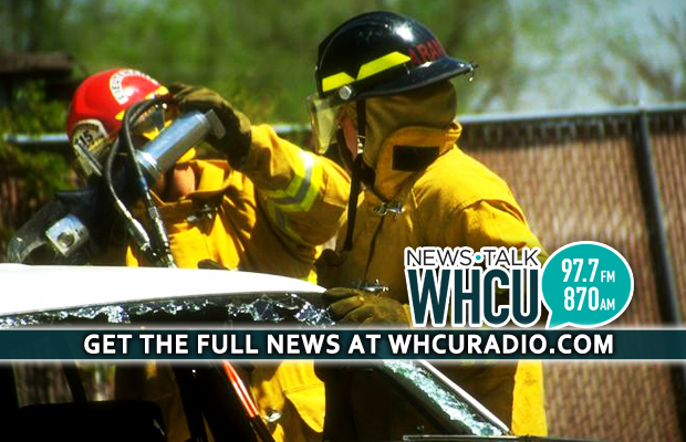 Crews put out car fire in Cortlandville