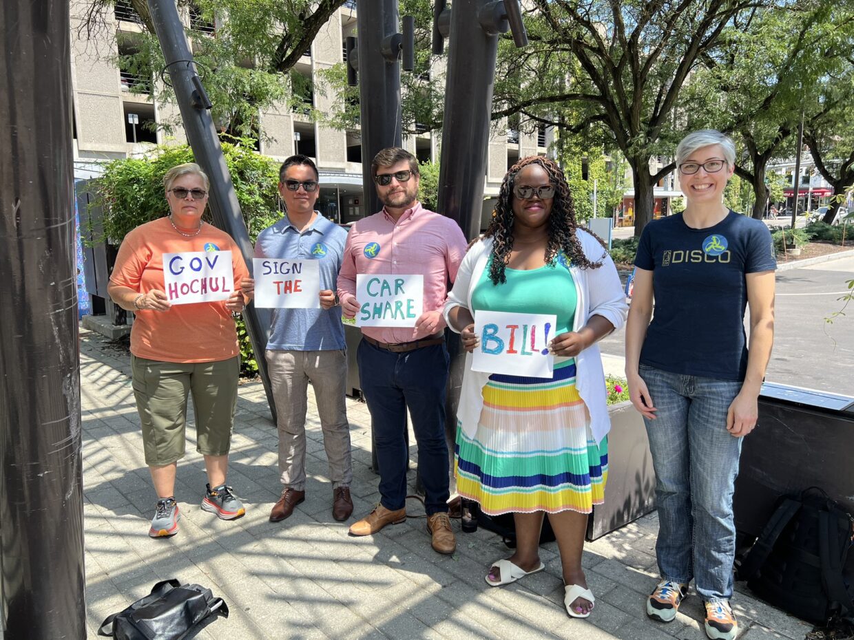 Kelles, Webb pushing Hochul to sign Ithaca Carshare bill