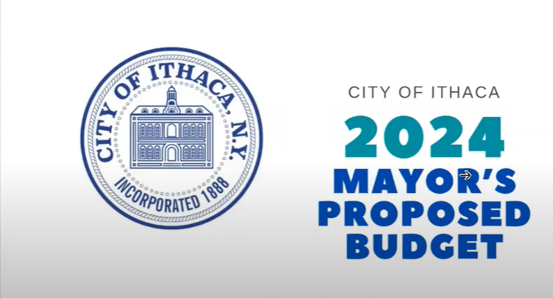 Ithaca’s mayor presents 2024 budget draft to Common Council