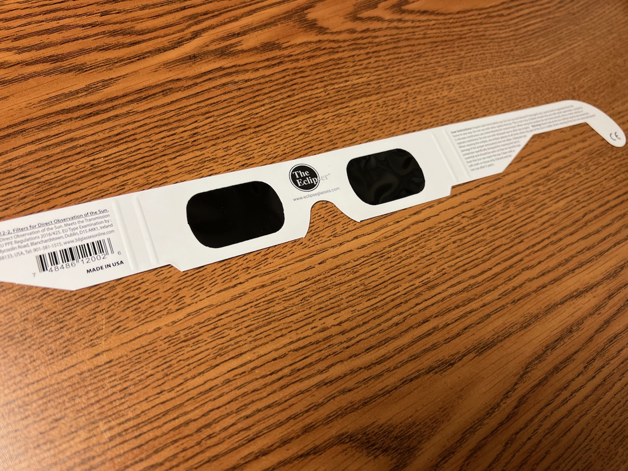 Klepack: When to wear and remove eclipse glasses